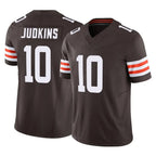 BIPIHUC C.Browns #10 Quinshon Judkins Player Brown Vapor F.U.S.E. Limited Home Game Stitched Jerseys