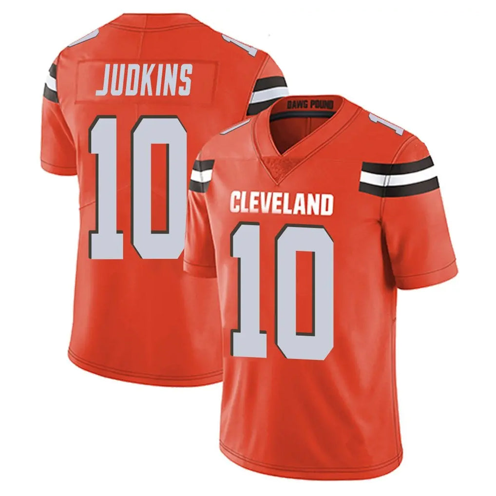 BIPIHUC C.Browns #10 Quinshon Judkins Player Orange Alternate Vapor Untouchable Limited Home Game Stitched Jerseys