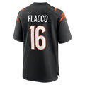 BIPIHUC C.Bengals #16 Bengals Joe Flacco Black Team Game Stitched Jerseys