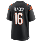 BIPIHUC C.Bengals #16 Bengals Joe Flacco Black Team Game Stitched Jerseys