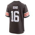 BIPIHUC C.Browns #16 Isaiah Bond Player Brown Home Game Stitched Jerseys