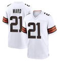 BIPIHUC C.Browns #21 Denzel Ward Player White Home Game Stitched Jerseys