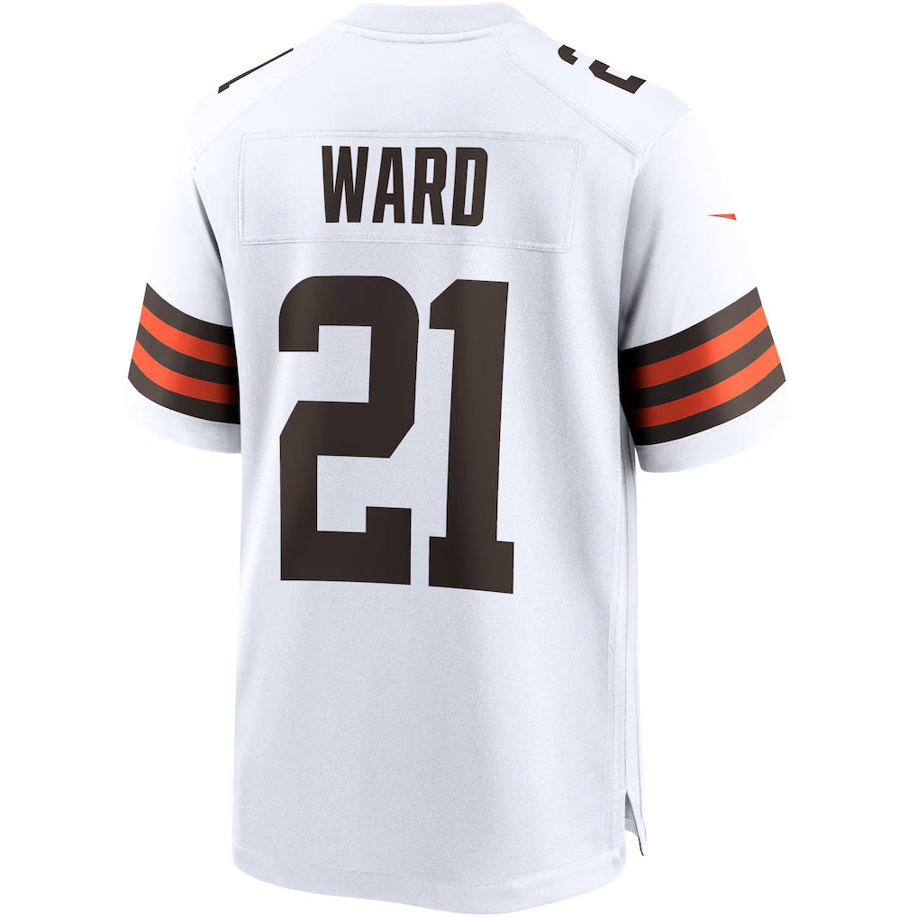 BIPIHUC C.Browns #21 Denzel Ward White Game Stitched Jerseys