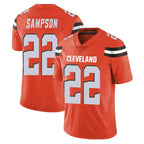 BIPIHUC C.Browns #22 Dylan Sampson Player Orange Alternate Vapor Untouchable Limited Home Game Stitched Jerseys