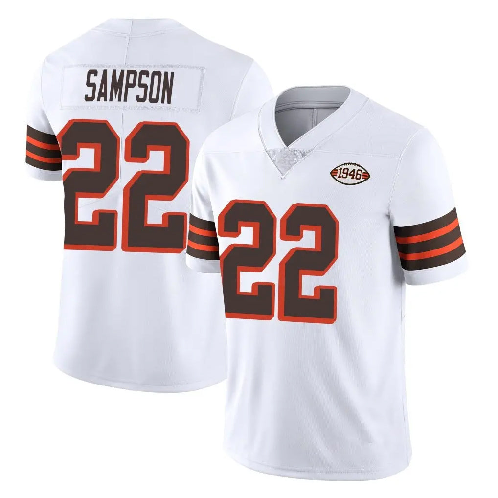 BIPIHUC C.Browns #22 Dylan Sampson Player White Limited  Vapor 1946 Collection Alternate Game Stitched Jerseys