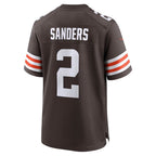 BIPIHUC C.Browns #2 Shedeur Sanders Brown Game Stitched Jerseys