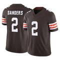 BIPIHUC C.Browns #2 Shedeur Sanders Player Brown Vapor F.U.S.E. Limited Home Game Stitched Jerseys