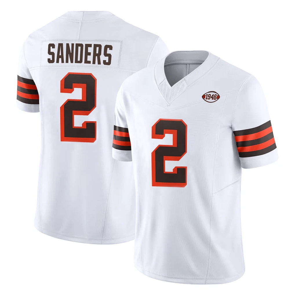BIPIHUC C.Browns #2 Shedeur Sanders Player White Limited Vapor F.U.S.E. Alternate Game Stitched Jerseys