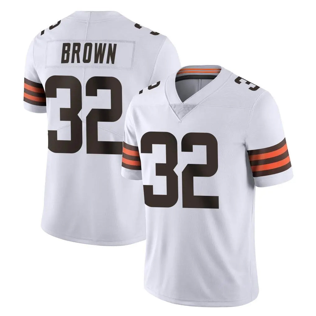 BIPIHUC C.Browns #32 Jim Brown Player White Vapor Untouchable Limited Home Game Stitched Jerseys