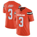 BIPIHUC C.Browns #3 Jerry Jeudy Player Orange Alternate Vapor Untouchable Limited Home Game Stitched Jerseys