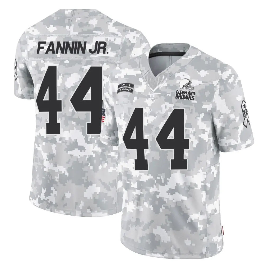 BIPIHUC C.Browns #44 Harold Fannin Jr. Player Arctic Camo Salute to Service Limited Home Game Stitched Jerseys