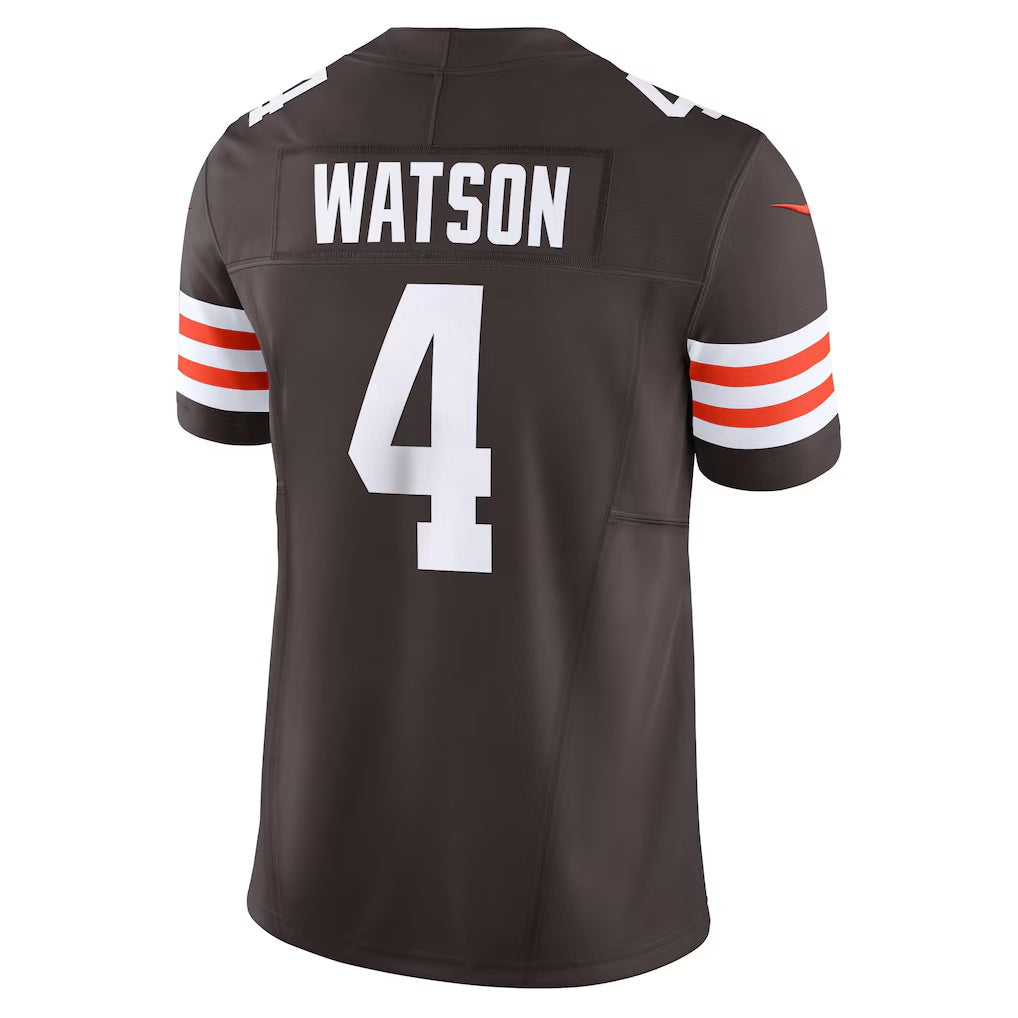 BIPIHUC C.Browns #4 Deshaun Watson Brown Vapor F.U.S.E. Limited Stitched Jerseys