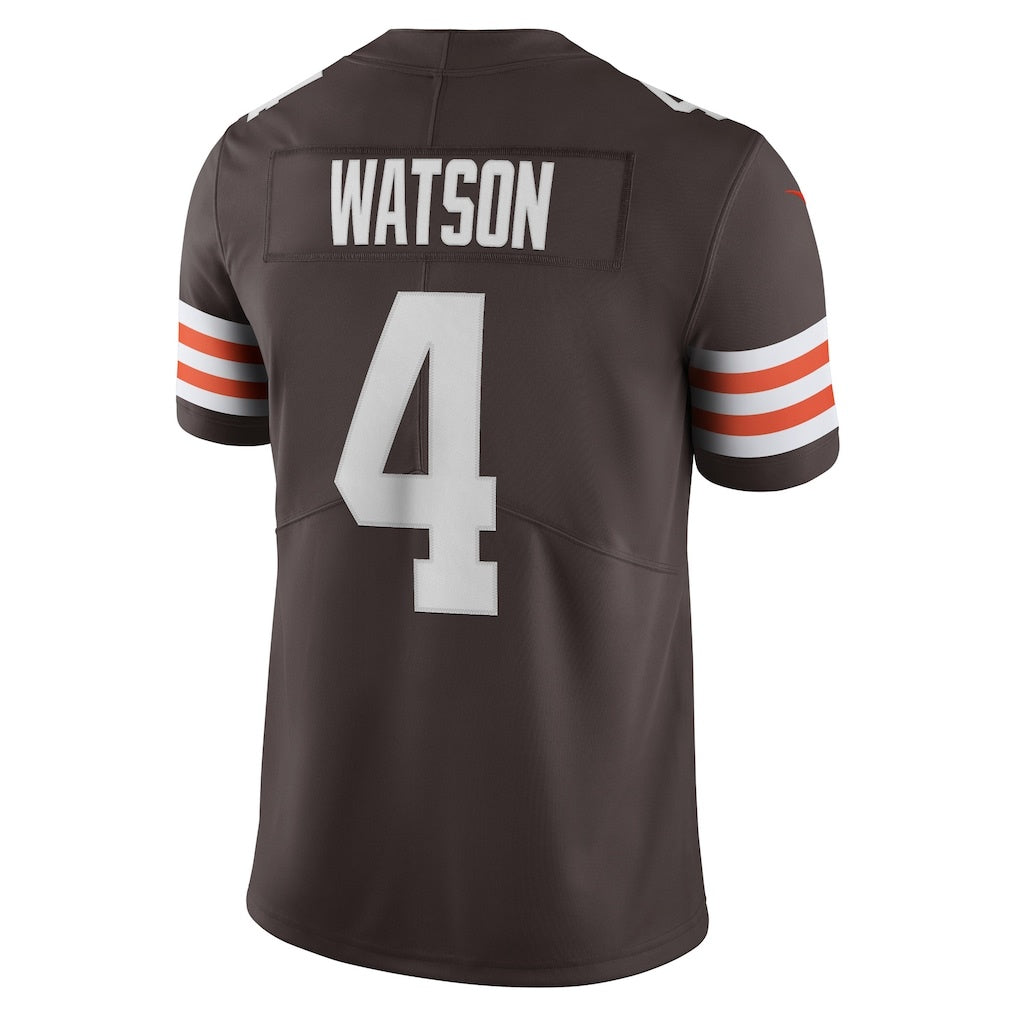 BIPIHUC C.Browns #4 Deshaun Watson Brown Vapor Limited Stitched Jerseys