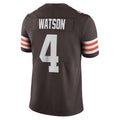 BIPIHUC C.Browns #4 Deshaun Watson Brown Vapor Limited Stitched Jerseys