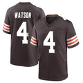 BIPIHUC C.Browns #4 Deshaun Watson Player Brown Home Game Stitched Jerseys