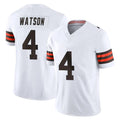 BIPIHUC C.Browns #4 Deshaun Watson Player White Vapor F.U.S.E. Limited Home Game Stitched Jerseys