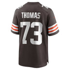 BIPIHUC C.Browns #73 Joe Thomas Brown Retired Player Game Stitched Jerseys