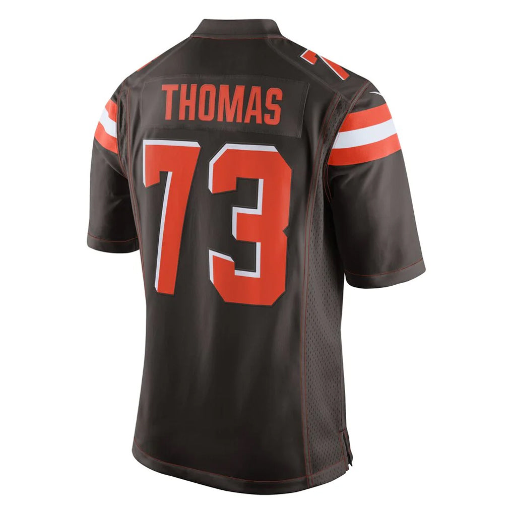 BIPIHUC C.Browns #73 Joe Thomas Player Brown Vapor Limited Home Game Stitched Jerseys