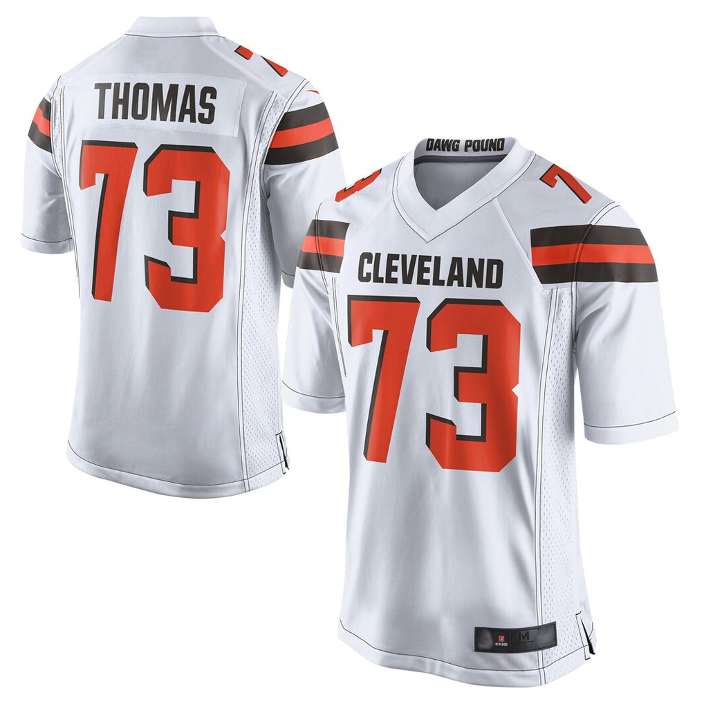 BIPIHUC C.Browns #73 Joe Thomas Player White Limited Home Game Stitched Jerseys