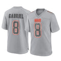 BIPIHUC C.Browns #8 Dillon Gabriel Player Gray Atmosphere Fashion Game Stitched Jerseys