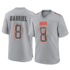 BIPIHUC C.Browns #8 Dillon Gabriel Player Gray Atmosphere Fashion Game Stitched Jerseys