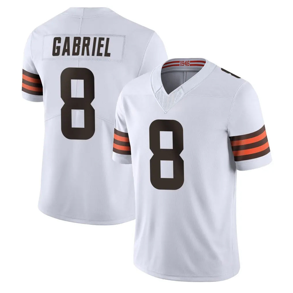 BIPIHUC C.Browns #8 Dillon Gabriel Player White Vapor F.U.S.E. Limited Home Game Stitched Jerseys
