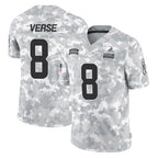 BIPIHUC C.Browns #8 Jared Verse Player Arctic Camo Salute to Service Limited Home Game Stitched Jerseys