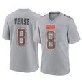 BIPIHUC C.Browns #8 Jared Verse Player Gray Atmosphere Fashion Game Stitched Jerseys
