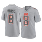 BIPIHUC C.Browns #8 Jared Verse Player Gray Atmosphere Fashion Game Stitched Jerseys
