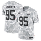 BIPIHUCC.Browns #95 Myles Garrett Player Arctic Camo Salute to Service Limited Stitched Jerseys