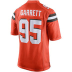 BIPIHUC C.Browns #95 Myles Garrett Player Orange Game  Stitched Jerseys