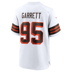 BIPIHUC C.Browns #95 Myles Garrett Player WHITE Alternate Game Stitched Jerseys