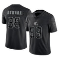 BIPIHUC C.Browns #99 Julian Okwara Player Black Reflective Home Game Stitched Jerseys