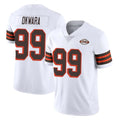 BIPIHUC C.Browns #99 Julian Okwara Player White Limited  Vapor 1946 Collection Alternate Game Stitched Jerseys