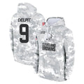 BIPIHUC C.Browns #9 Grant Delpit Player Arctic Camo Salute to Service Hoodies Limited Game Stitched Jerseys
