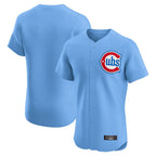 BIPIHUC C.Cubs Light Blue Limited Elite Home Game Blank Player Stitched Jerseys