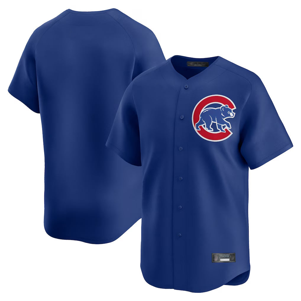 BIPIHUC C.Cubs Royal Limited Home Game Blank Player Stitched Jerseys