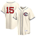 BIPIHUC C.Cubs #15 Carson Kelly Player Cream Field of Dreams Home Game Stitched Jerseys