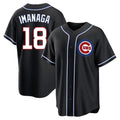 BIPIHUC C.Cubs #18 Shota Imanaga Player Black Fashion Out Game Stitched Jerseys