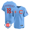 BIPIHUC C.Cubs #18 Shota Imanaga Player Light Blue 150th Anniversary Limited Home Stitched Jerseys