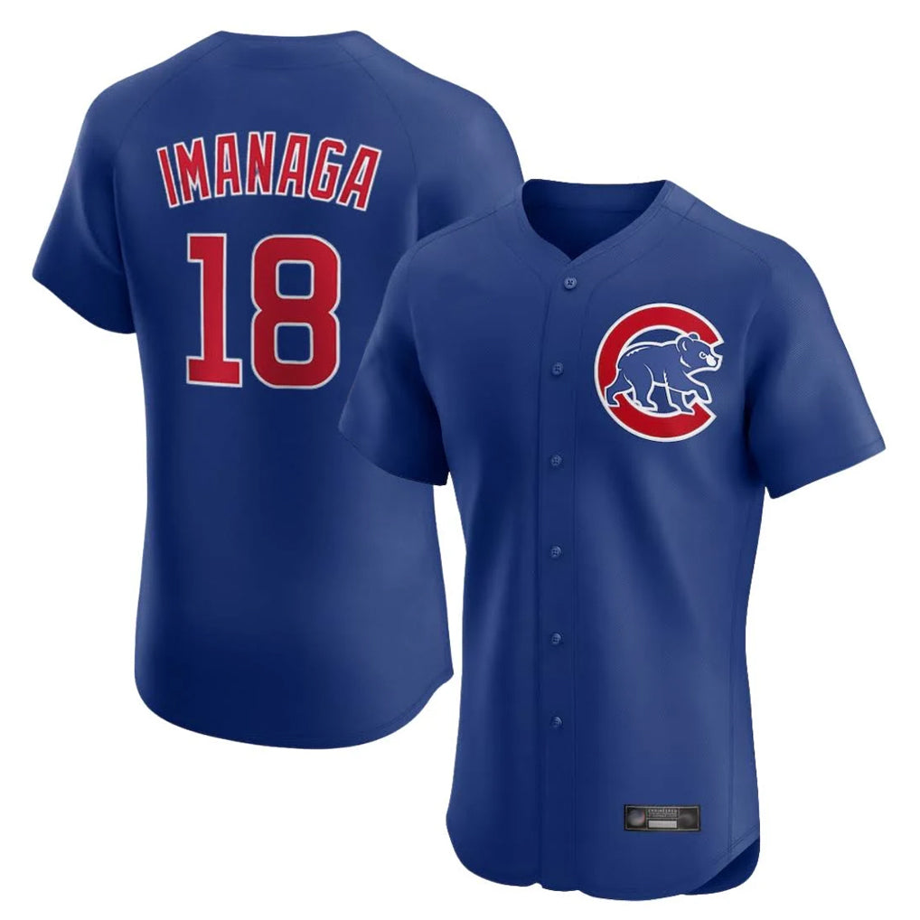 BIPIHUC C.Cubs #18 Shota Imanaga Player Royal Limited Elite Home Stitched Jerseys
