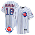 BIPIHUC C.Cubs #18 Shota Imanaga Player White 150th Anniversary Home Game Stitched Jerseys