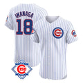 BIPIHUC C.Cubs #18 Shota Imanaga Player White 150th Anniversary Limited Elite Home Game Stitched Jerseys