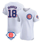 BIPIHUC C.Cubs #18 Shota Imanaga Player White 150th Anniversary Limited Elite Home Game Stitched Jerseys