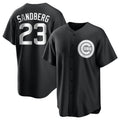 BIPIHUC C.Cubs #23 Ryne Sandberg Player Black Game Stitched Jerseys