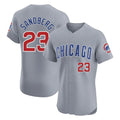 BIPIHUC C.Cubs #23 Ryne Sandberg Player Gray Road Limited Elite Home Stitched Jerseys