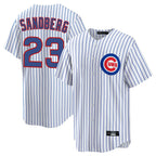 BIPIHUC C.Cubs #23 Ryne Sandberg Player White Game Home Stitched Jerseys