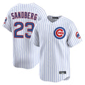 BIPIHUC C.Cubs #23 Ryne Sandberg Player White Limited Home Game Stitched Jerseys