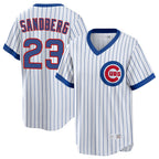BIPIHUC C.Cubs #23 Ryne Sandberg Player White T-shirt Cooperstown Collection Limited Stitched Jerseys