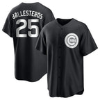 BIPIHUC C.Cubs #25 Mois¡§|s Ballesteros Player Black Game Stitched Jerseys